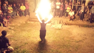 Fiery dance and jamming with the Talaandig at Binahon Agro Forestry Farm